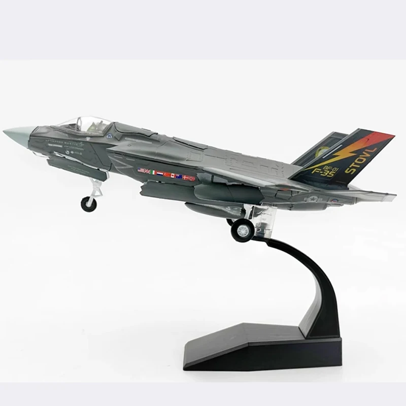 Diecast 1:72 Scale American F-35B F35 Lightning II fighter Alloy Finished aircraft Simulation Model Souvenir Gifts For Adult Boy