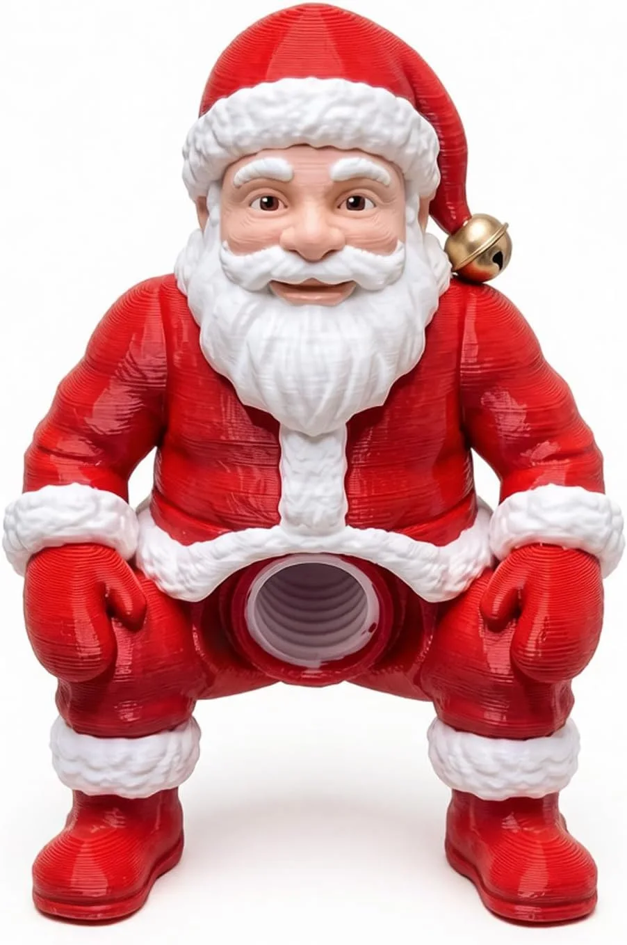 Santa Claus Funny 3D Printed Toothpaste Cap Novelty Toothpaste Dispenser Cover Christmas Accessory Gift for Family & Friends