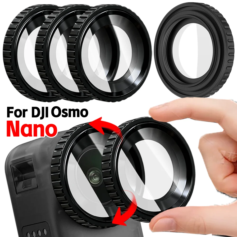 

Защитные ограждения для объектива из закаленного стекла DJI Osmo Nano, устойчивая к царапинам защитная крышка для объектива из стекла премиум-класса, аксессуары для камеры DJI Osmo Nano
