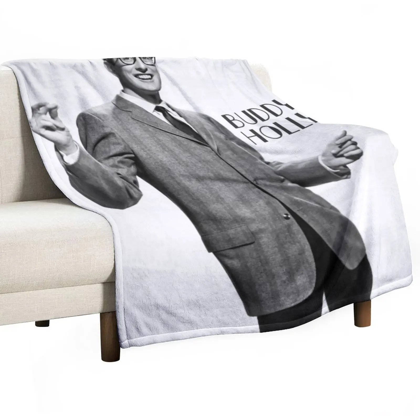 

Buddy Holly Throw Blanket Bed linens Decorative Sofa Blanket Luxury Blanket