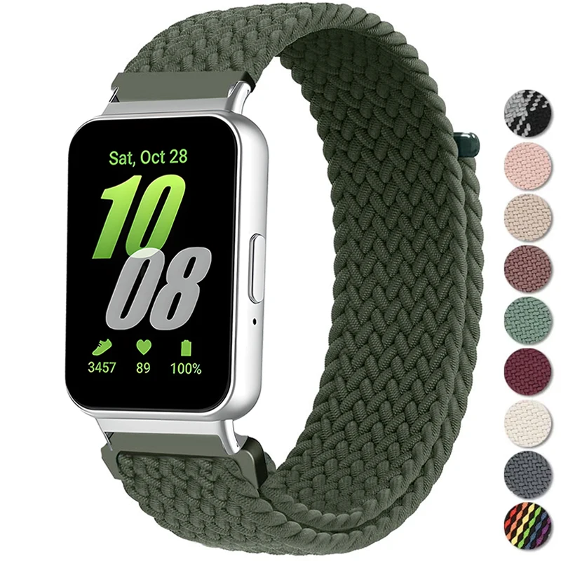 

Аксессуары для ремешков Samsung Galaxy Fit3, спортивный нейлоновый плетеный регулируемый сменный браслет Correa для Galaxy fit 3