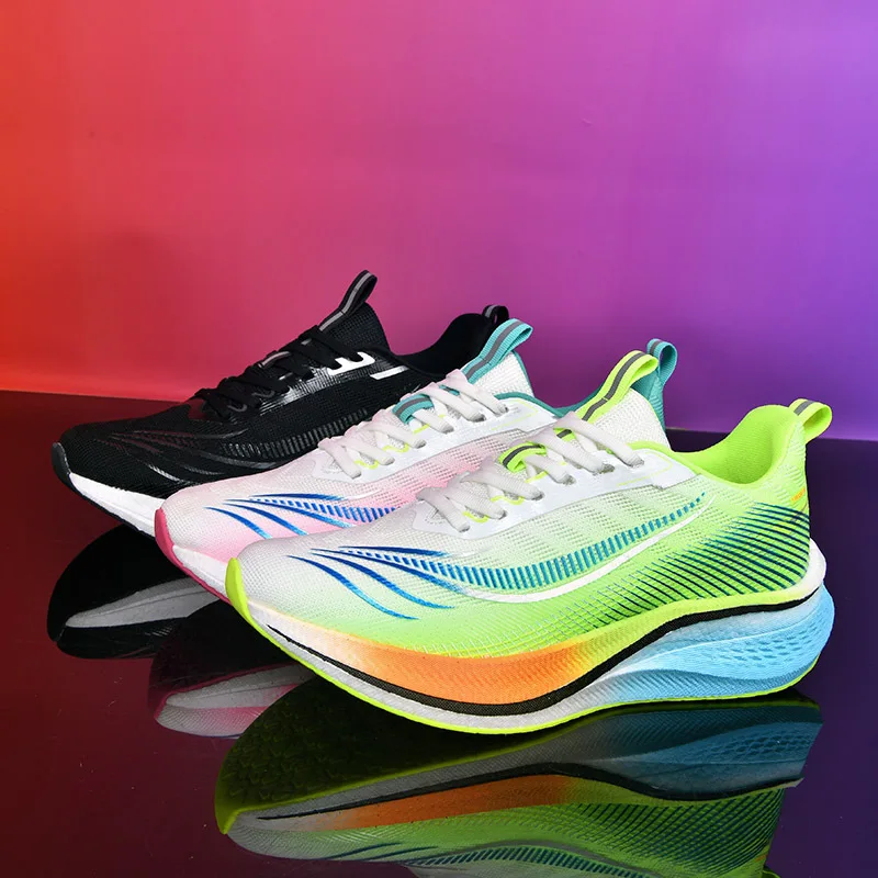 أحذية الجري الرجالية أحذية الماراثون الرياضية الخارجية الممتصة للصدمات، أحذية رياضية احترافية خفيفة الوزن للغاية #3