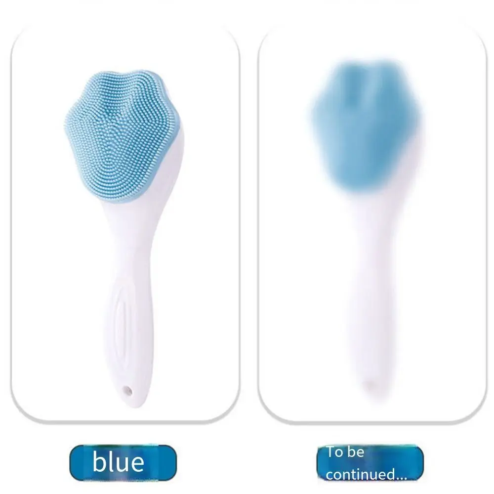 Silicone Silica Gel Facial Brush Cat Paw Shape Blackhead Remover Exfoliating Facial Brush Soft Skin Care