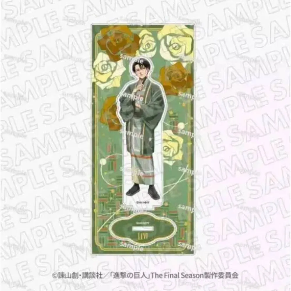 

Аниме Косплей Коллекция Настольный Декор Атака Титанов Микаса Акерман Кимоно Подставка Рисунок Акриловая Модель Тарелка