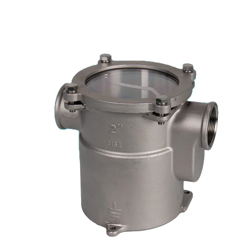 

2 Inch Marine Sea Water Strainer Filter 316L Stainless Steel Corrosion Resistant for Boat Engine Pump System