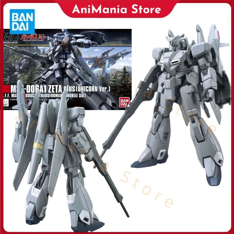 

Bandai Gundam Model Kit HG MSZ-006A1 Zeta Plus Единорог Аниме Фигурки Gunpla Строительный комплект Gundam Фигурка Игрушки Подарок для мальчиков