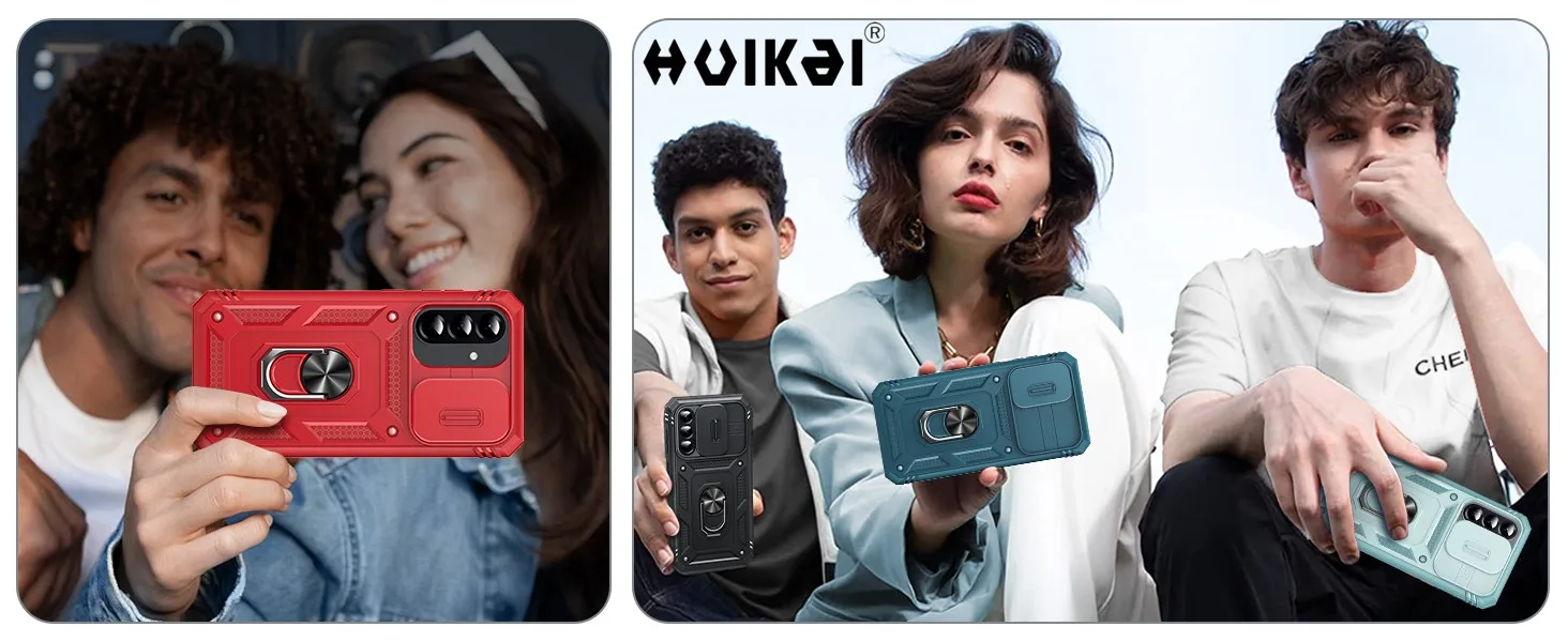 Hülle für Samsung Galaxy A37 A57 A56 A36 A17, Kameraschiebeobjektiv, Schutzpanzerung, militärischer Schutz, stoßfest, robuste Hülle – Detail 7