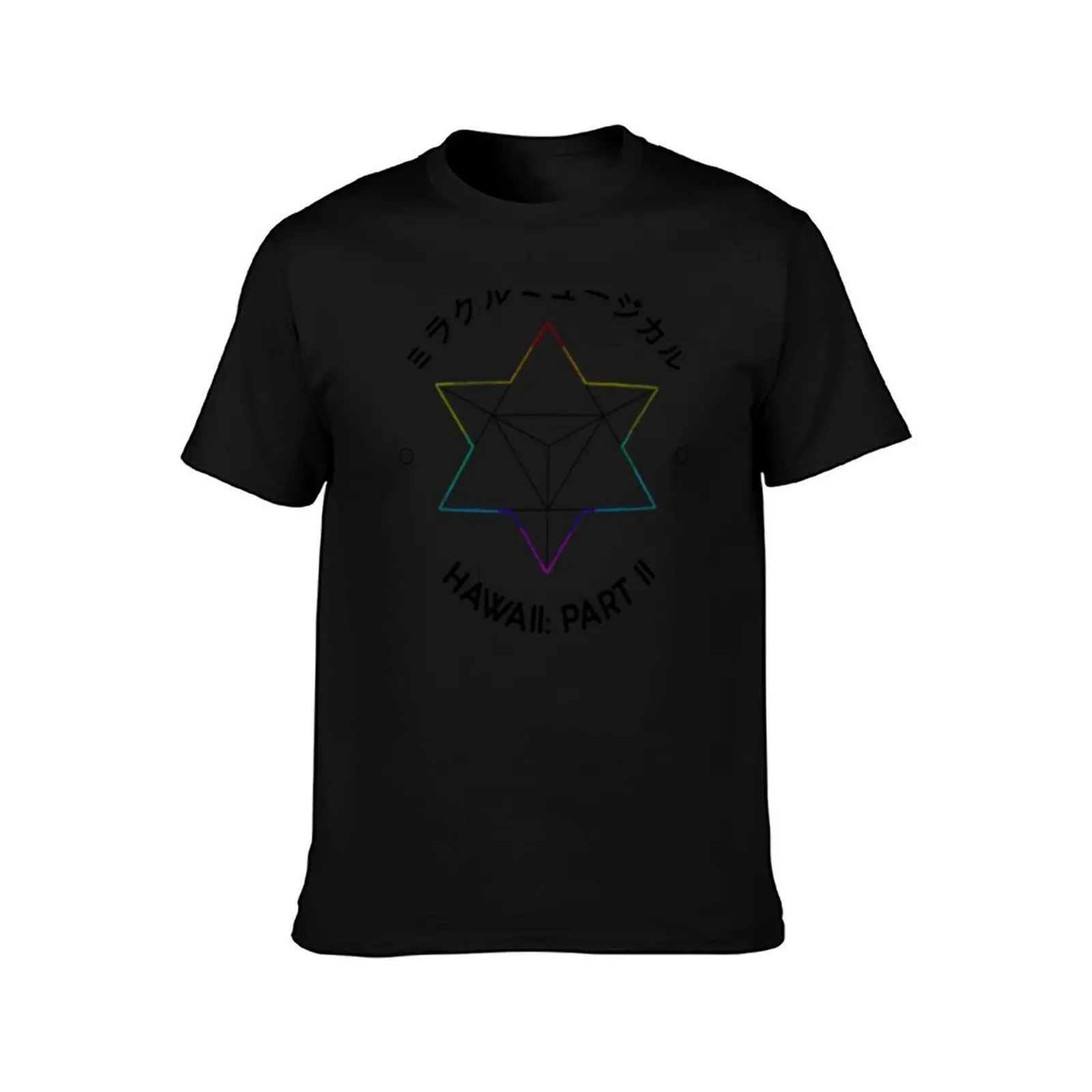 HAWAII PART II Rainbow Prisms Men T Shirt funny t shirts cotton