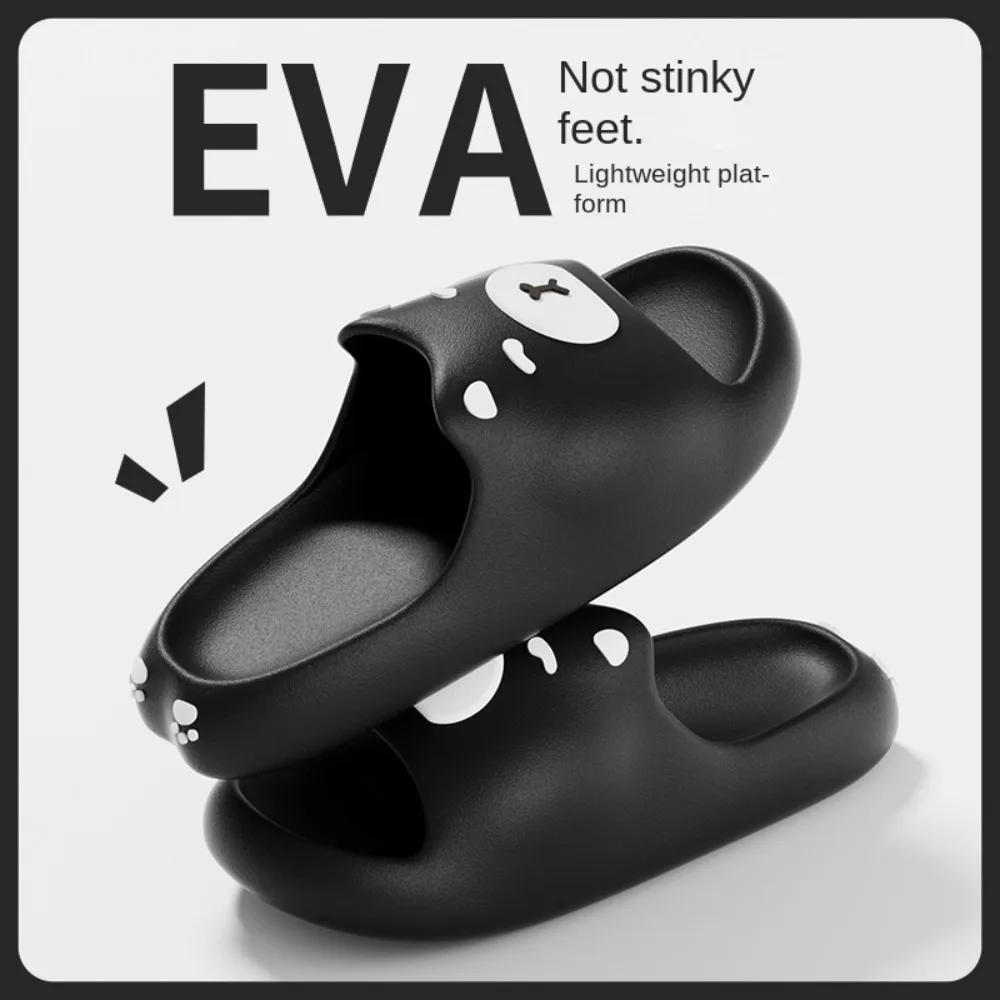 Linda zapatilla de capibara Kawaii, sandalias de interior gruesas antideslizantes, zapatilla de suela gruesa EVA de dibujos animados para pareja