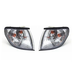 Pair Front Headlight Corner Light Turn Signal Indicator Lamp for HYUNDAI H1 Starex 1995-2005 White