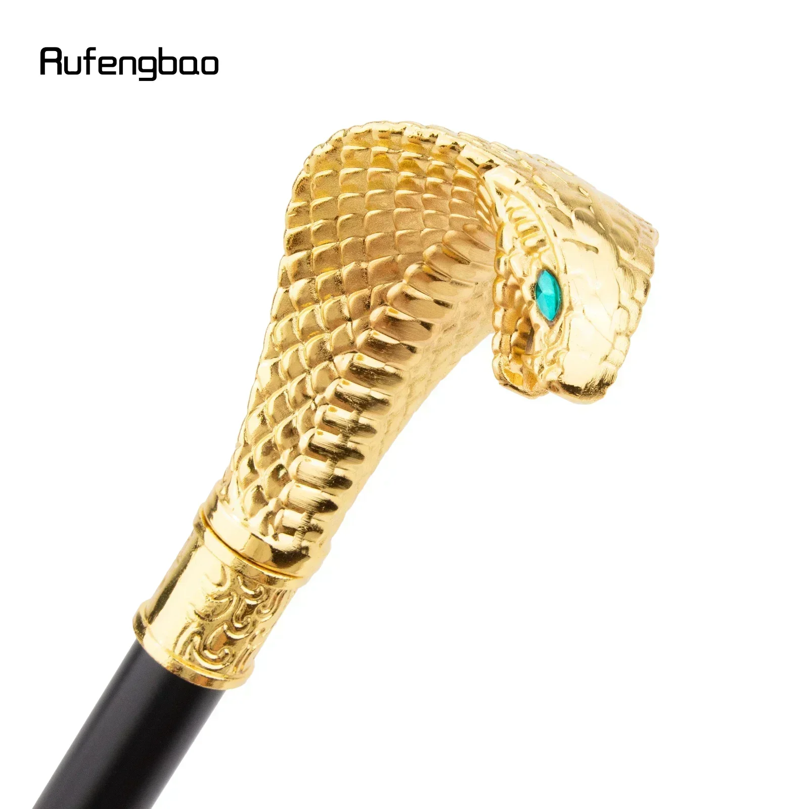 Golden Luxury Cobra Snake Handle Fashion Walking Stick for Party Decorative Walking Cane Elegant Crosier Knob Walking Stick 94cm view 8