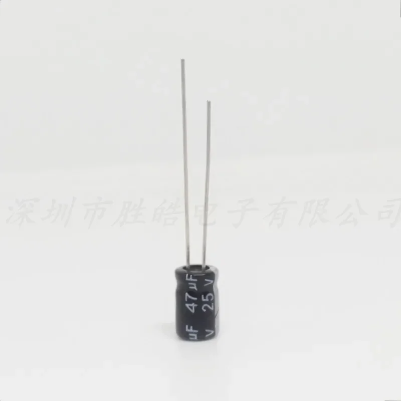 （50PCS）   25V47UF    Aluminum Electrolytic Capacitor    Volume：5x7   Good Quality