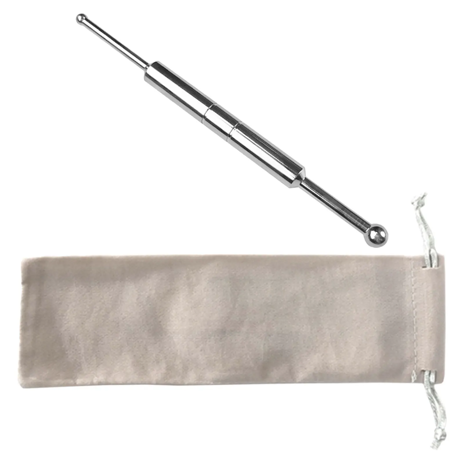 

Deep Tissue Massage Pen Stainless Steel Trigger Point Tool Facial Acupressure Full Body Muscle Relief Massage Stick Ergonomic