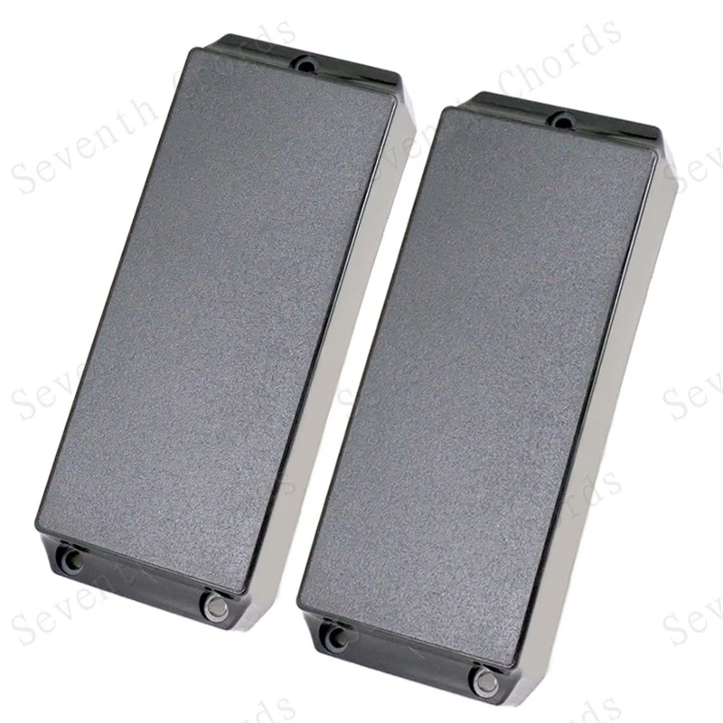 A Set of 2 Pcs Black Sealed Closed Type 5 Strings Electric Bass Guitar Pickup Covers Accessories