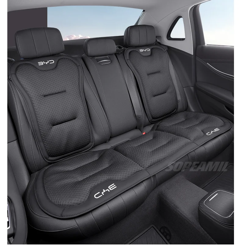 Atmungsaktiver Autositzbezug aus Eisseide, Sitzschutzauflage für BYD Ato 3, Fafengtang F3, E6, Yuan Song Plus EV, F0, Qinhan, Dolphin S6 – Detail 23