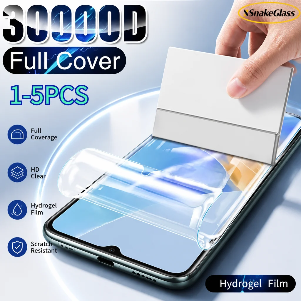 1-5PCS HD Hydrogel Film For Samsung S26 Ultra S25 Ultra S24 S25 S22 S23 S21 FE S26 Plus S20 FE Screen Protector Soft Film