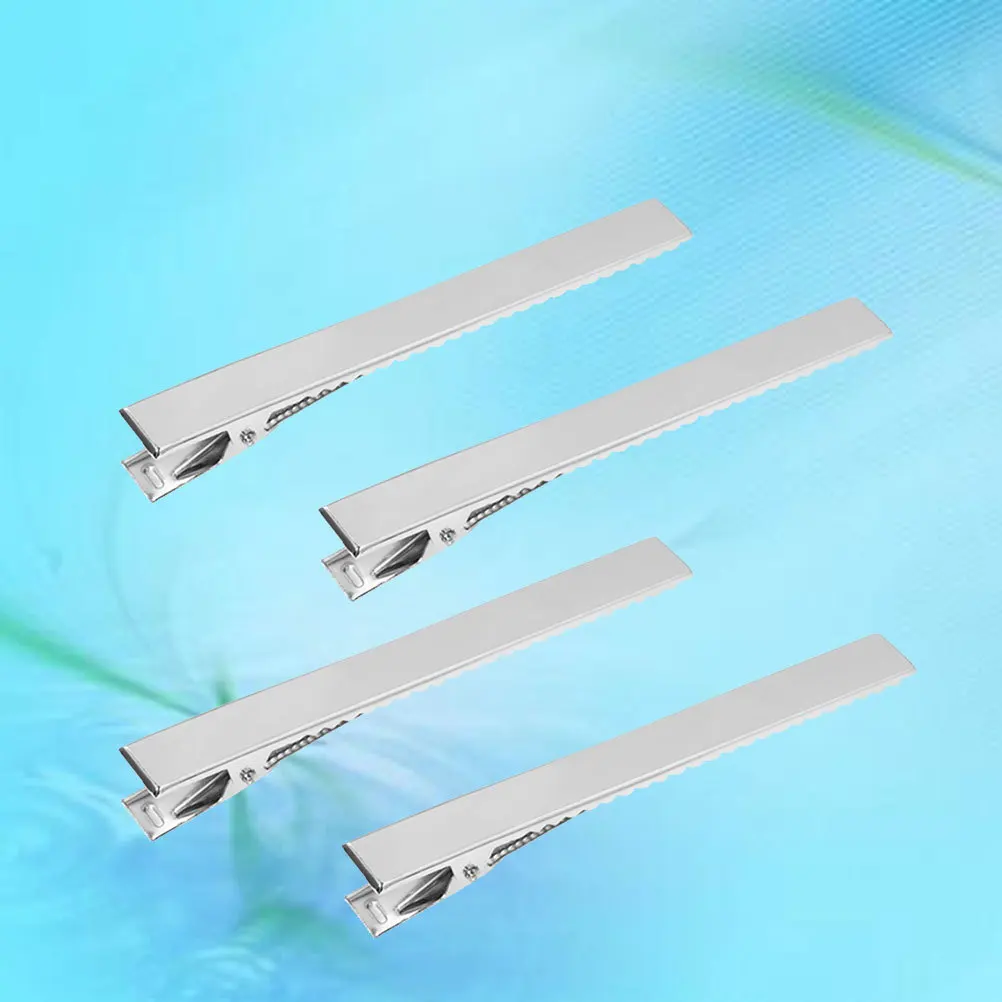 

20Pcs Metal Duckbill Clips 5.6cm Clips Durable Plated Hair Sectioning Tools Salon DIY Hairpin Accessories