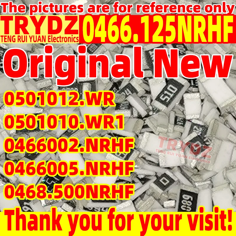 100-10pcs New 0466.125NRHF 0466002.NRHF 0501012.WR 0501010.WR1 0466005.NRHF 0468.500NRHF