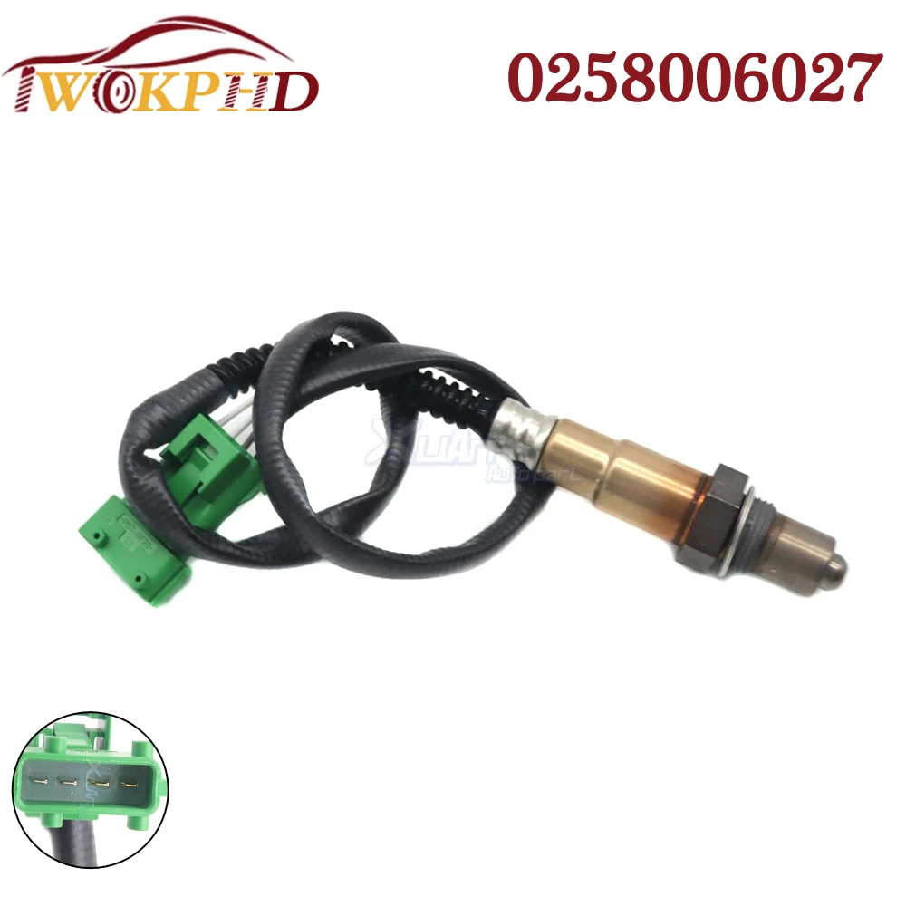 

Новый автомобильный датчик соотношения воздуха и топлива Лямбда 0258006027 для Citroen Berlingo C2 C4 C5 C6 C8 Peugeot 206 306 307 407 Renault Clio