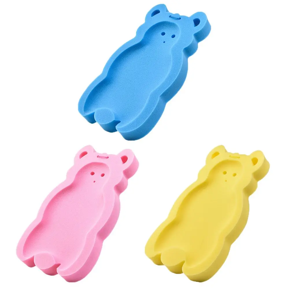 Safety Foldable Foam Security Anti-Slip Sponge Baby Bath Cushion Bathtub Set Pad Newborn Shower Cradle Shower Support Mat
