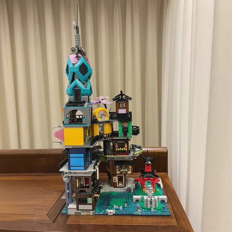 5685 stuks stedelijk tuin bouwsteenmodel - hoge moeilijkheidsgraad volwassen puzzel speelgoed bouwstenen cadeau - verjaardag speelgoed cadeau