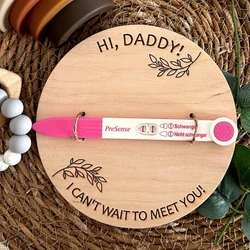 set of 10pcs Pregnancy Announcement Hello Daddy Sign Pregnancy Reveal to Husband Daddy to Be Surprise baby sign