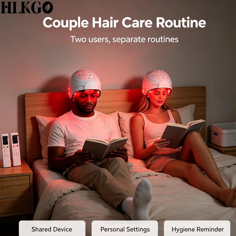 High Power 300 Diodes 650nm Painless Non-Invasive LLLT Laser Hair Growth Helmet Red Light Cap for Baldness Regrowth Treatment