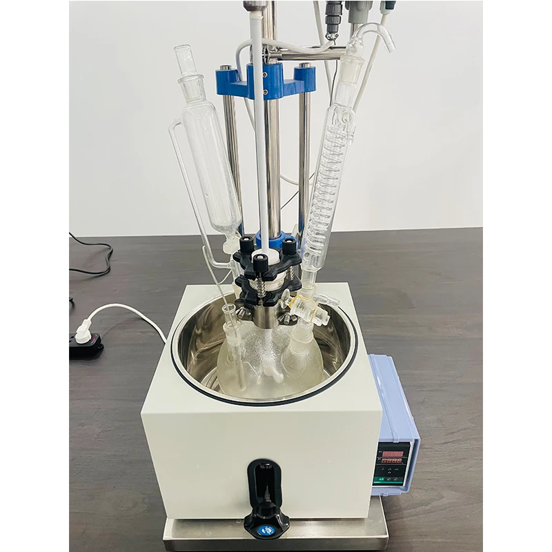 Industrial Chemical Hydrolysis Reactor Single Layer Glass Reaction Vessel