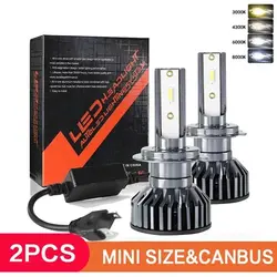 2PCS 26000lm 160W 1860 CSP Chip 3000k/4300k/6000k/8000k Car LED Headlight H4 H7 H1 LED Headlights 9005 H7 H11 LED Light