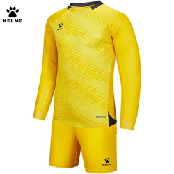 Kelme Goalkeeper Goalkeeper Goalkeeper Clothing Set Football Equipment Long Sleeve Football Clothing Adult  Running Clothing