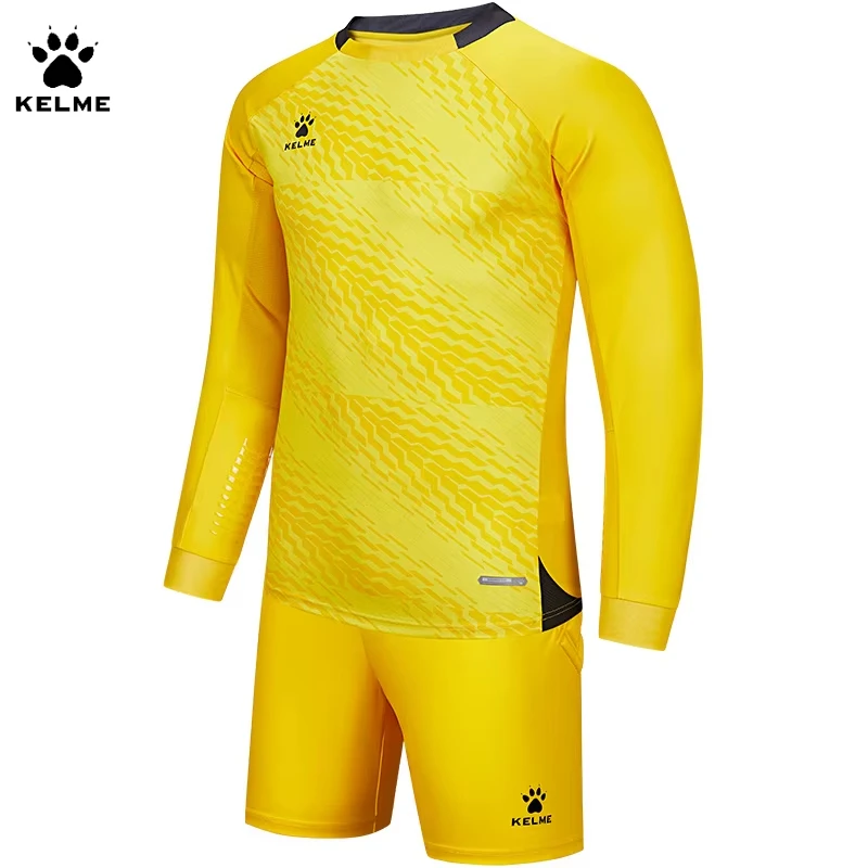 Kelme Goalkeeper Goalkeeper Goalkeeper Clothing Set Football Equipment Long Sleeve Football Clothing Adult  Running Clothing