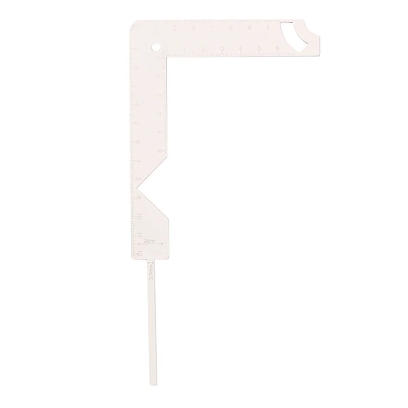 2025 New-5-In-1 Book Cover Guide Stainless Steel Metal Bookbinding Cover Tool For Scribe Marking Album Notebook Gauge Ruler Easy