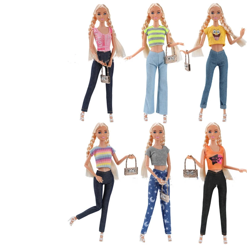 30 センチメートル女の子プリンセス人形おもちゃファッション人格トレンドパンツ人形セット 1/6 人形女の子ままごとインタラクティブおもちゃ誕生日プレゼント