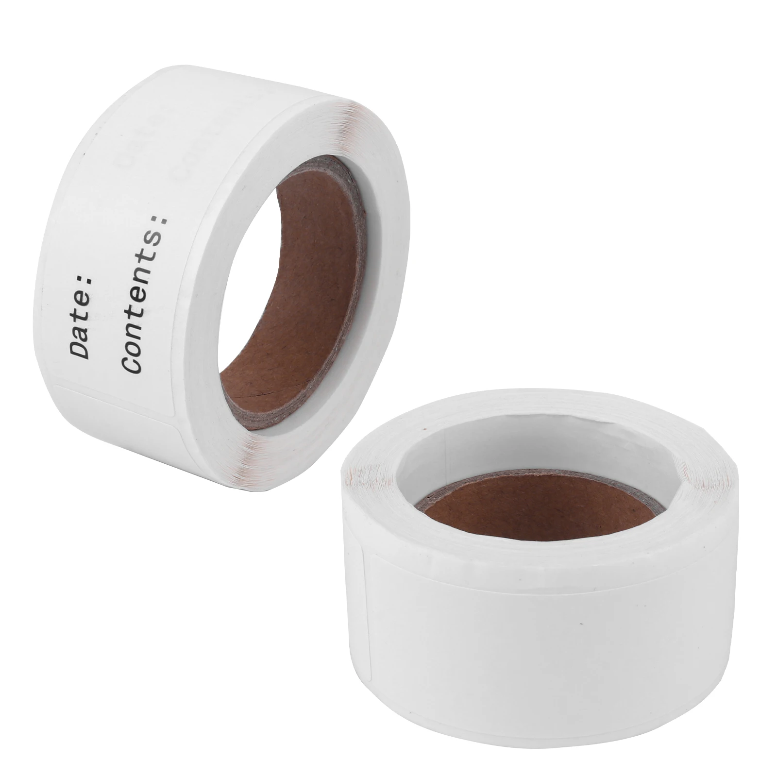 

2 Pcs Blank Copper Plate Adhesive Labels Eco Friendly Art Paper Food Storage Markers Writable Stickers for Glass Jars Craft