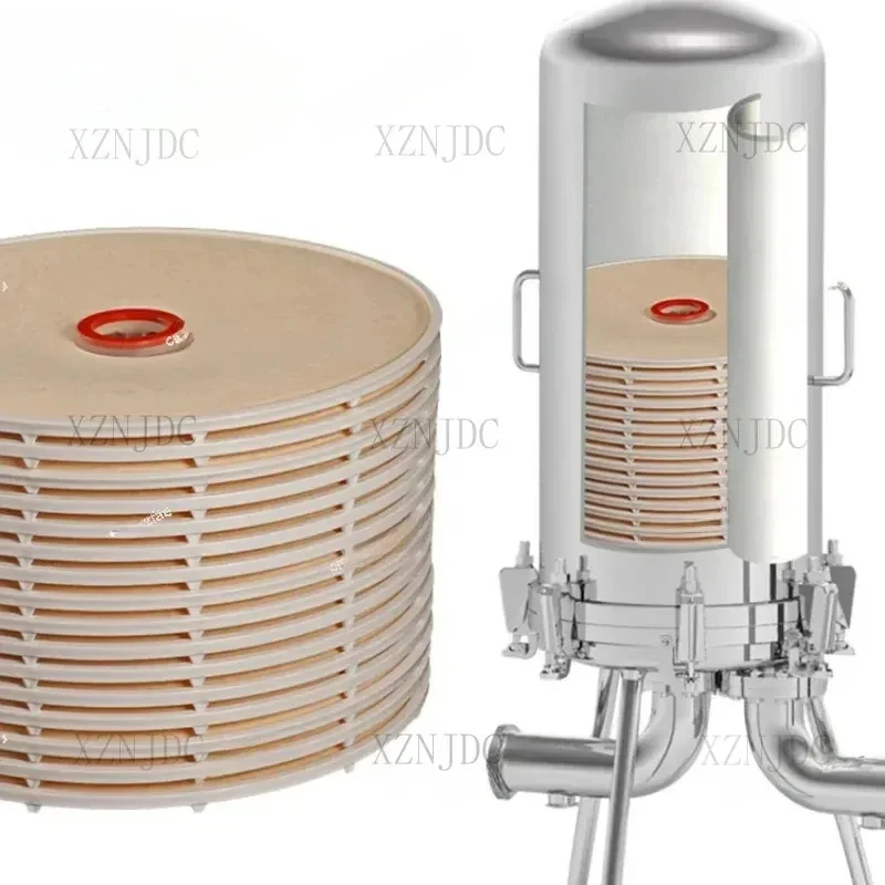 Polishing Wine Trap And Fine Filtration 10 Inch Stack Disc Lenticular Clarification