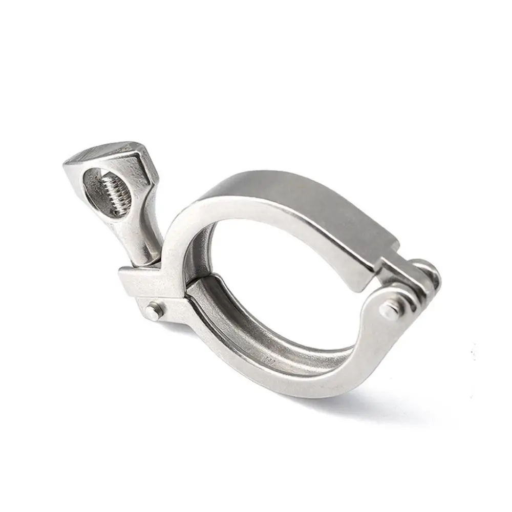 New SS304 Stainless Steel Tri Clamp Fitting Heavy Duty Wing Nut Pipe clamp Ferrule Fittings