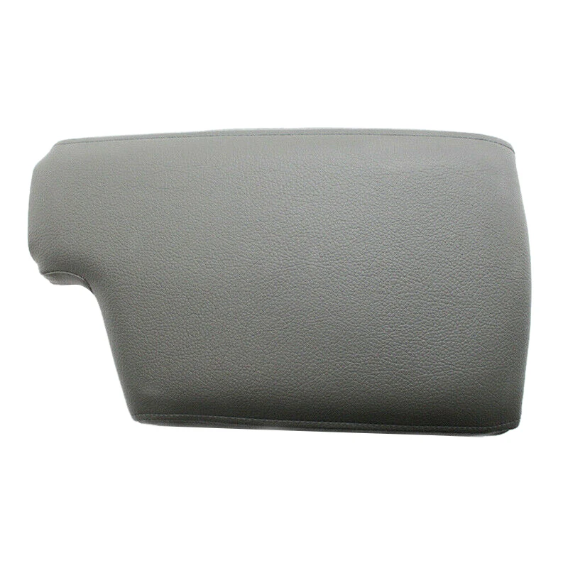 

Car Front Center Console Armrest Box Lid Cover Trim Fit for BMW 3 Series E90 E91 E92 E93 Grey PU Leather