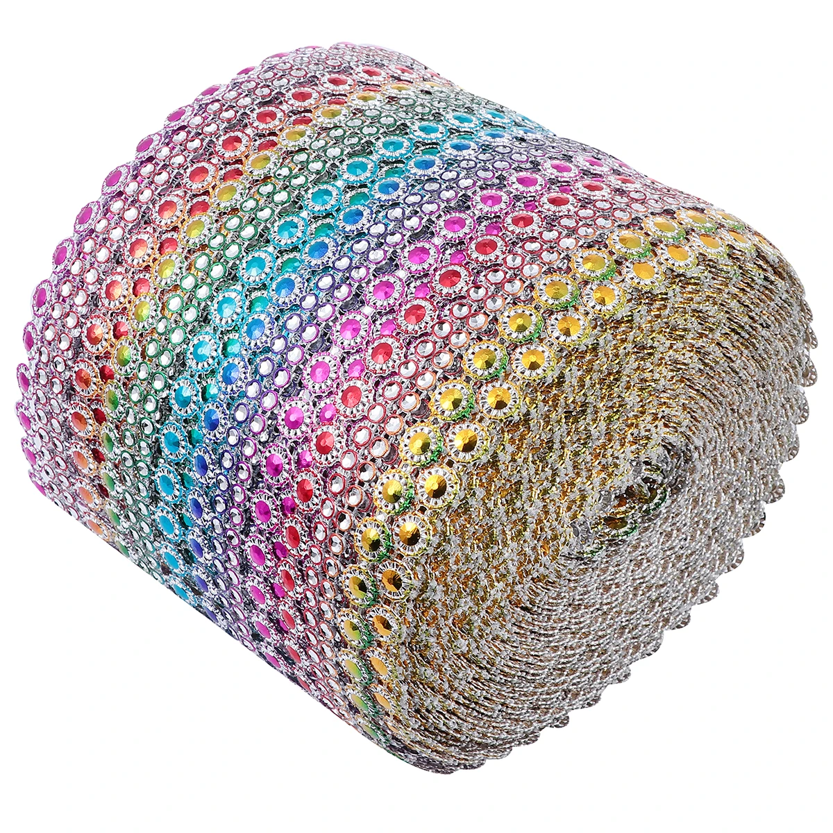 

Christmas Plastic Drill Line Decoration Clothing Diamond Trim Plum Accessories Colorful Resin Wedding