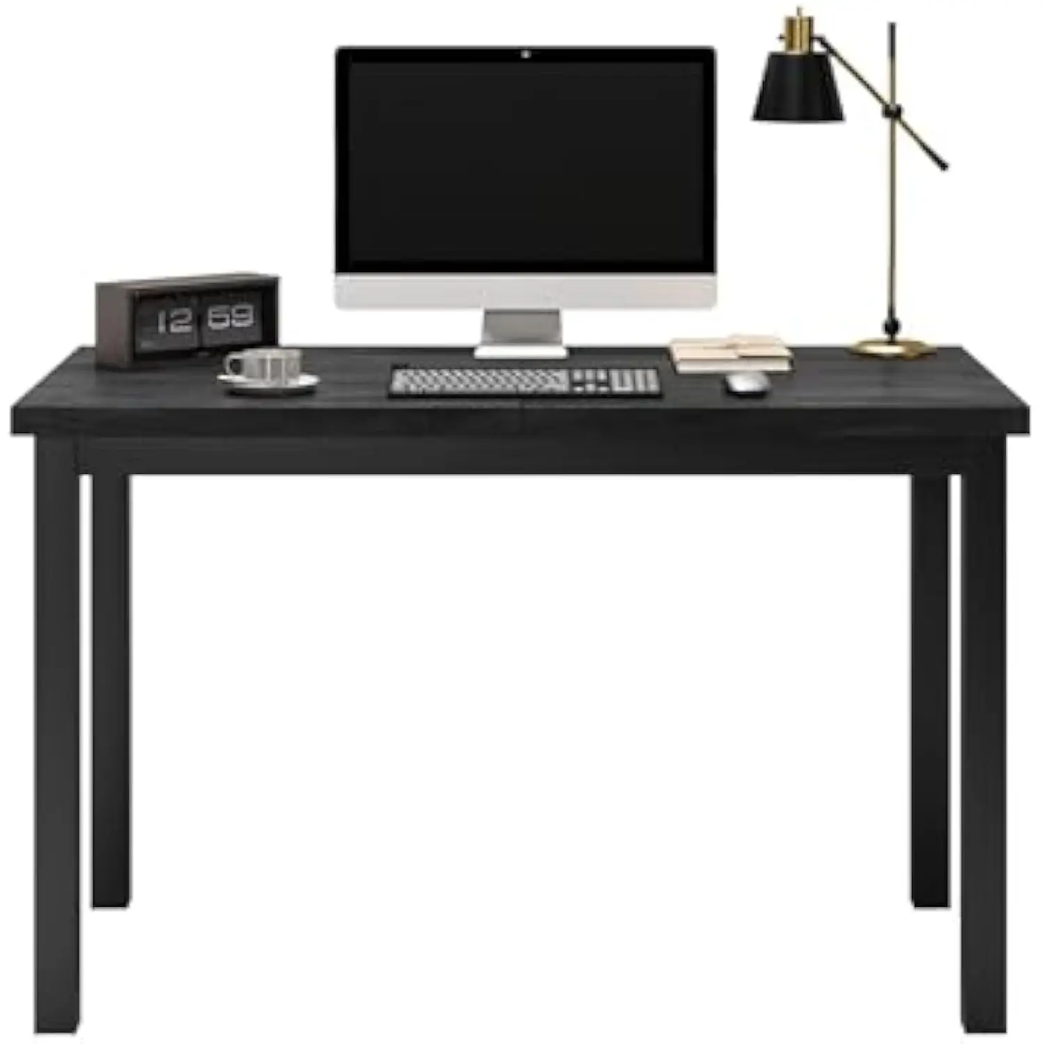 

47.2 Inch Small Computer Desk, Home Office Desk, Modern Table for 2 Person Kids Student Gaming Computer Desk, Simple Office Tab