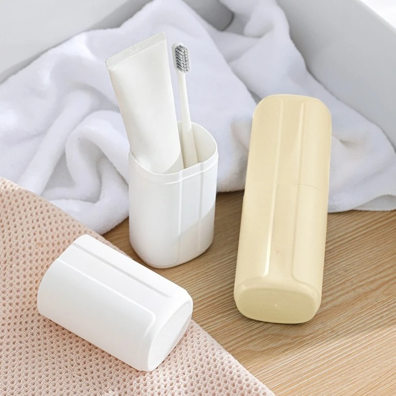 Travel Tooth Cup Washing Cup Set Portable Essential Artifact Couple Household Storage Tooth Brush Mouthwash Cup