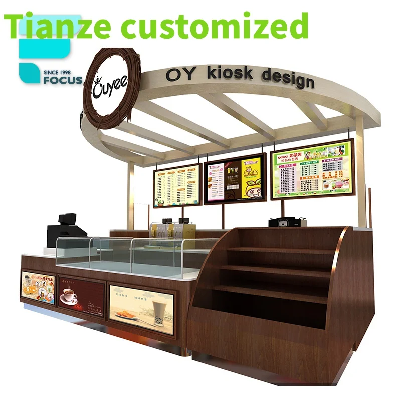 {customized}Coffee Table Cafe Kiosk Modern Outdoor Coffee Shop Unique Small Coffee Shops