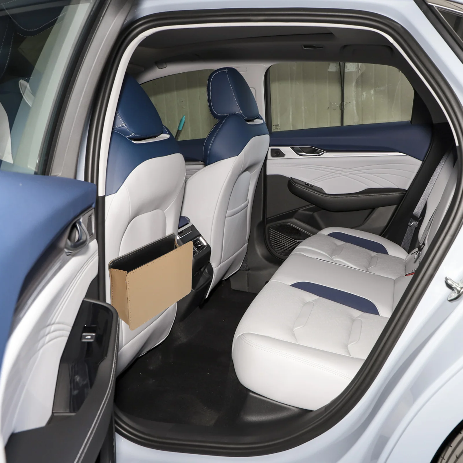 

Foldable Car Trash Can Trash Bin Seat Back Garbage Organizer Dustbin Compact Mini For Vehicle Auto Accessories