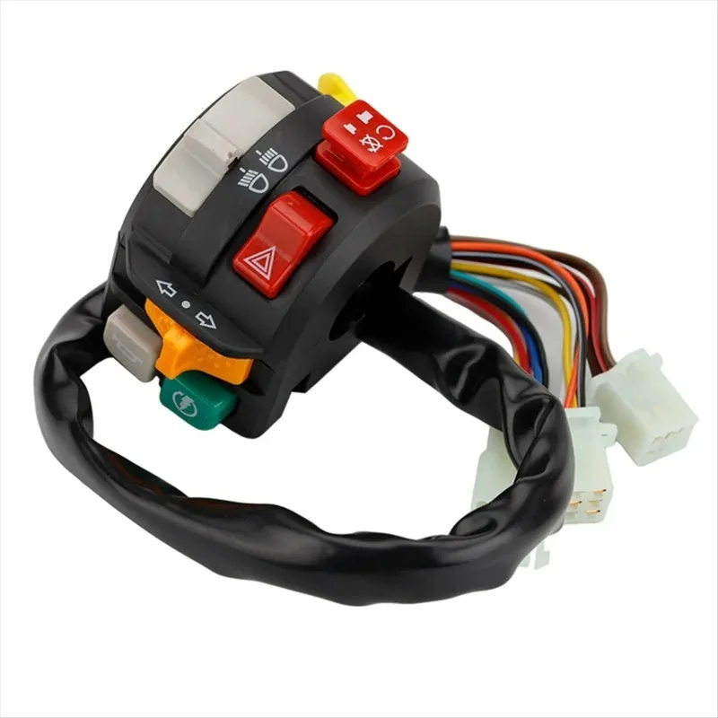 

IEM для мотоцикла, универсальный переключатель на руле 22 мм, 7 функций, переключатель для модификации руля в сборе