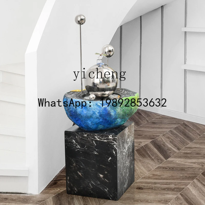 J3 living room indoor TV cabinet next to the entrance home decoration running water floor ornament 2