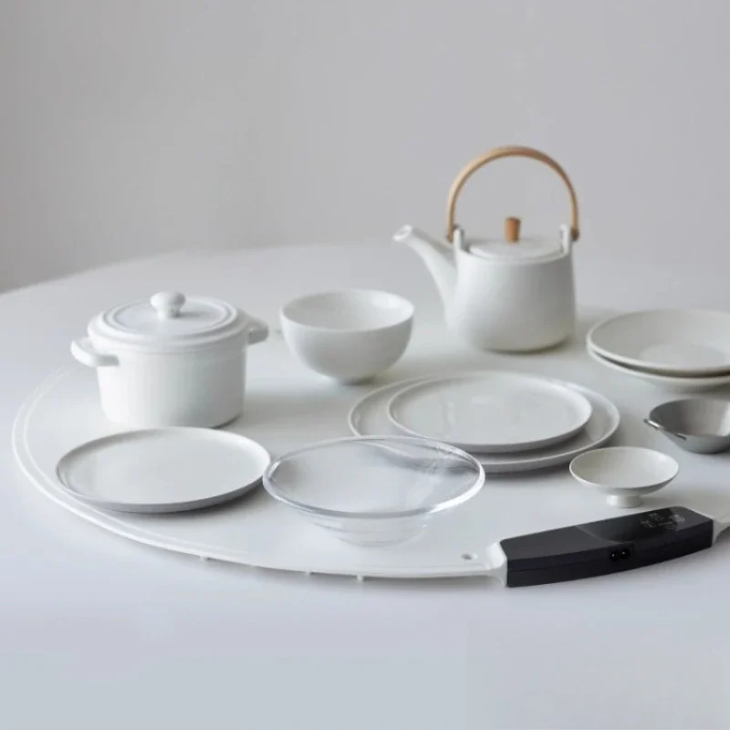 

Round vegetable warming board Folding thermal insulation board Household intelligent heating insulation board Multifunctional