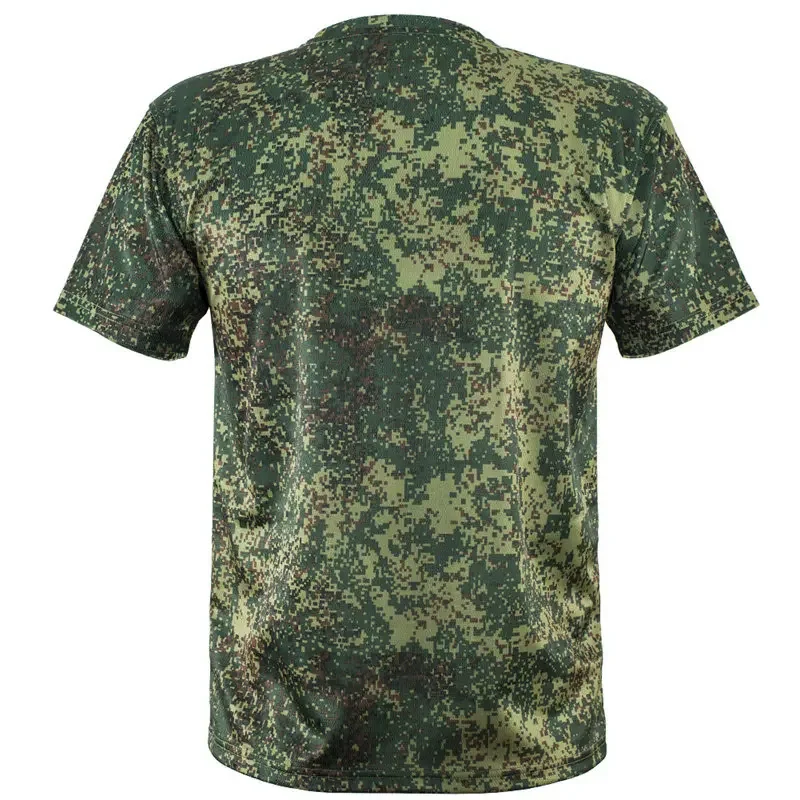 Short Sleeved Quick Drying T-shirt, Russian EMR Little Green Man tactical T-shirt, Men's Army fan Ice Silk Camouflage Outdoor Sp