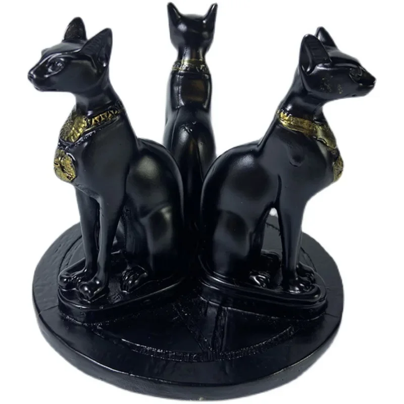 كريستال الكرة قاعدة زخرفة ، الراتنج ماج القط ، الكرة نوع الرف ، الإبداعية مكتب المنزل زخرفة ، مكتب الديكور #5