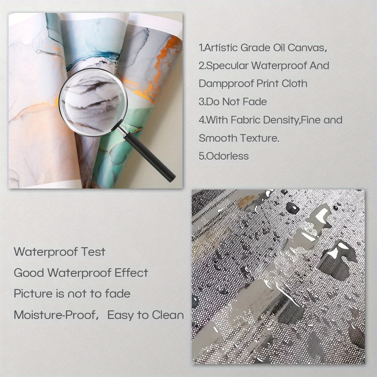 FramelessGothic Wall Art - 3pcs/Set Halloween Theme Canvas Posters, Satan, Goat Devil, Demon, Fallen Angel, Vintage Gothic Home