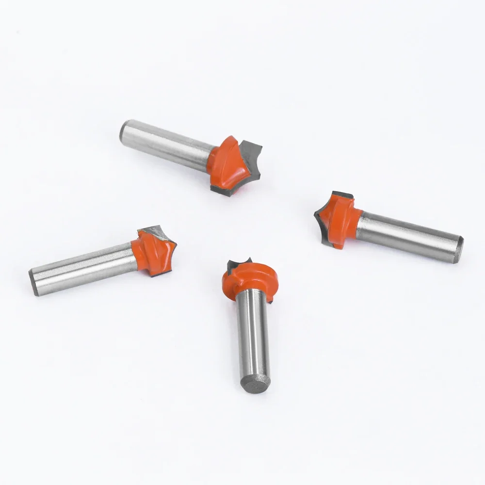 1pc 8mm Shank Solid Carbide Round Point Cut Round Nose Bits Shaker Cutters Tools Woodworking Milling Cutter For Wood MC02044
