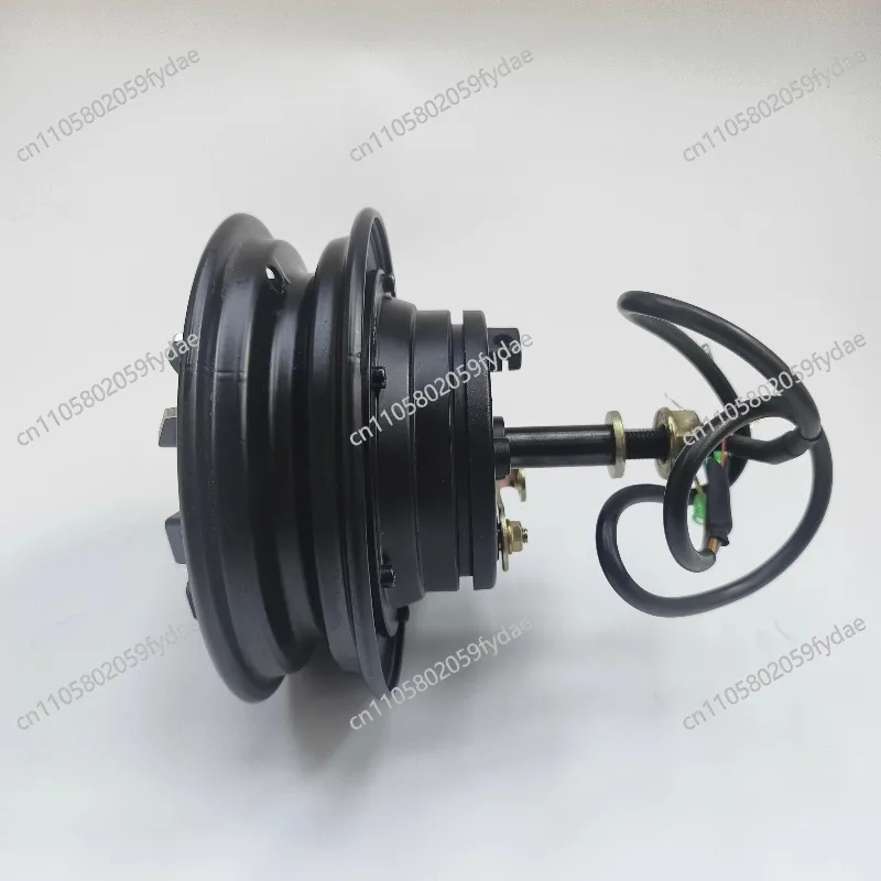 Electric Three-wheel Rear Wheel Hub Unilateral Shaft Motor,Wheel Hub Drum Brake Motor, Elderly Car Wheel Hub Rear Wheel Motor 10